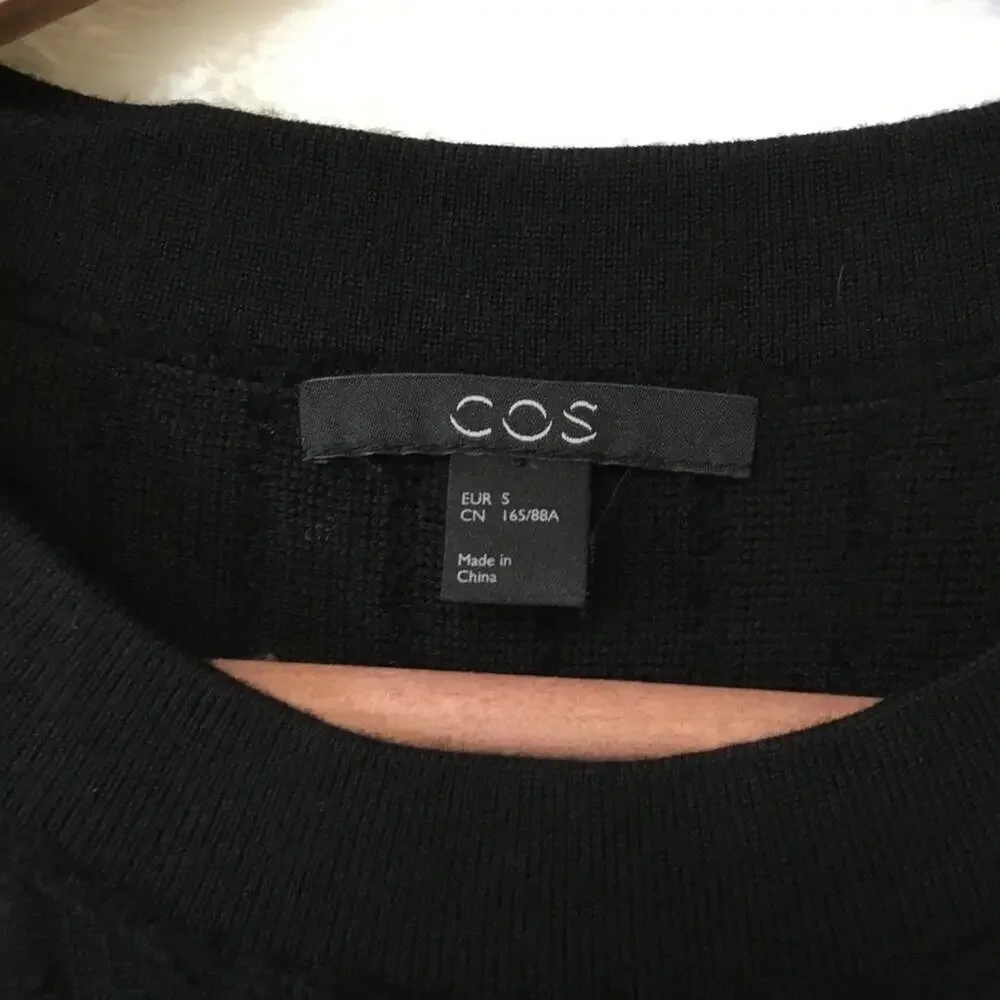COS Black Wool Texture Stripe Sweater - Picture 4 of 16